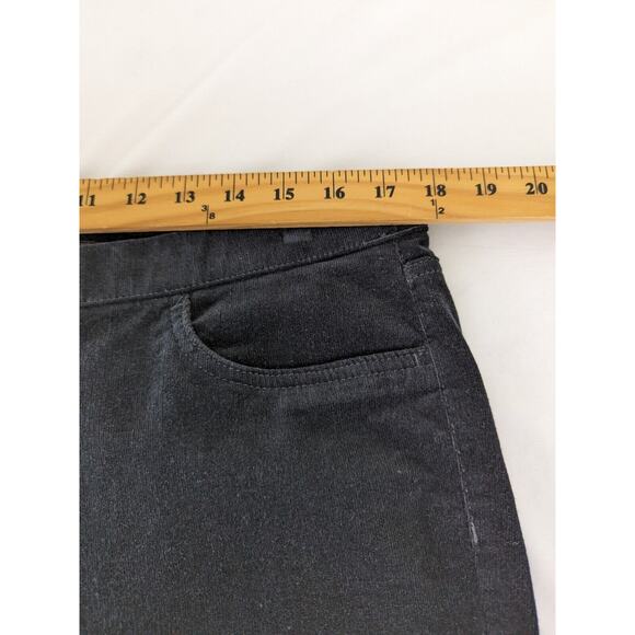Talbots Pants Black Corduroy Pull On Size 1X Petite Fine Cord Stretch Slim Leg - Picture 6 of 8